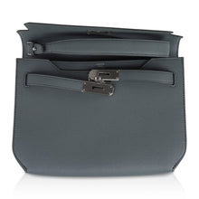 Load image into Gallery viewer, Kelly Depeches 25 Pouch Vert Amande Epsom Palladium Hardware New