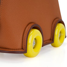 Load image into Gallery viewer, Limited Edition Mini Bolide 1923 Bag On Wheels Gold Togo Leather with Palladium Hardware