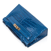 Load image into Gallery viewer, Kelly Pochette Mykonos Alligator Gold Hardware