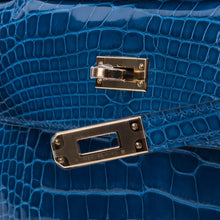 Load image into Gallery viewer, Kelly Pochette Mykonos Alligator Gold Hardware