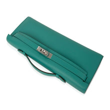 Load image into Gallery viewer, Kelly Cut Vert Verone Clutch Bag Swift Palladium