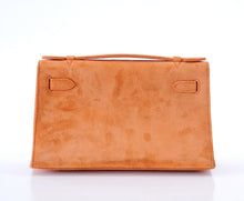 Load image into Gallery viewer, Kelly Pochette Rare Orange Doblis Palladium Hardware