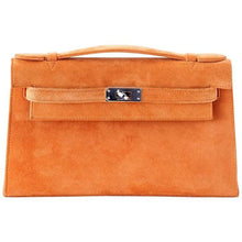 Load image into Gallery viewer, Kelly Pochette Rare Orange Doblis Palladium Hardware