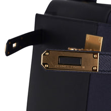 Load image into Gallery viewer, Kelly Casaque 28 Bag Black / Bleu Indigo Sellier Limited Edition