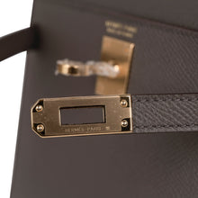 Load image into Gallery viewer, Kelly 20 Mini Sellier Bag Etain Epsom Leather Gold Hardware New w/Box