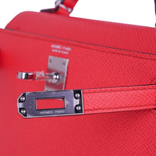 Load image into Gallery viewer, Mini Kelly 20 Bag Sellier Rose Texas Epsom with Palladium Hardware
