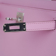 Load image into Gallery viewer, Mini Kelly 20 Bag Sellier Mauve Sylvestre Epsom with Palladium Hardware