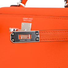 Load image into Gallery viewer, Verso Mini Kelly 20 Sellier Bag Feu &amp; Terre Battue Chevre Leather with Palladium Hardware