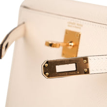 Load image into Gallery viewer, Mini Kelly 20 Bag Sellier Nata Epsom with Gold Hardware