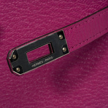 Load image into Gallery viewer, Mini Kelly 20 Bag Sellier Rose Pourpre Chevre Leather with Palladium Hardware