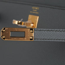 Load image into Gallery viewer, Kelly Sellier 25 Bag Vert Amande Gold Hardware Epsom Leather