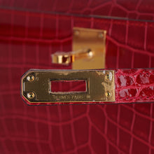 Load image into Gallery viewer, Kelly Cut Bag Braise Niloticus Crocodile with Gold Hardware