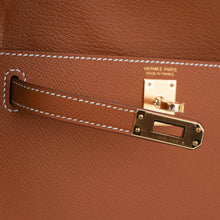 Load image into Gallery viewer, Limited Edition Kelly en Desordre Mini 20 Sellier Bag Gold Epsom Leather with Gold Hardware