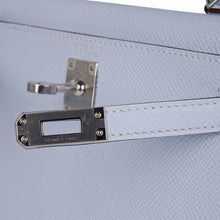 Load image into Gallery viewer, Kelly 20 Mini Sellier Bag Blue Brume Epsom Leather Gold Hardware