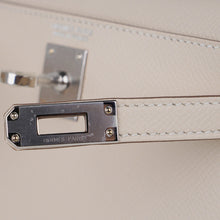 Load image into Gallery viewer, Kelly 20 Mini Sellier Bag Craie Epsom Leather Palladium Hardware New w/Box