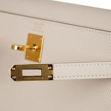 Load image into Gallery viewer, Kelly 25 Sellier Bag Craie Epsom Leather with Gold Hardware