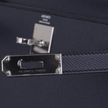 Load image into Gallery viewer, Kelly 28 Bag Blue Indigo Sellier Epsom Palladium Hardware New/Box