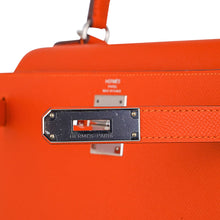 Load image into Gallery viewer, Kelly 28 Sellier Bag Feu Epsom Leather Palladium Hardware