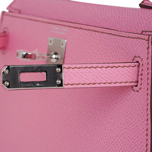 Load image into Gallery viewer, Mini Kelly 20 Sellier Bag in 5P Pink Bubblegum Epsom Leather with Palladium Hardware