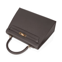 Load image into Gallery viewer, Kelly Sellier 25 Bag Etain Gold Hardware Epsom Leather New
