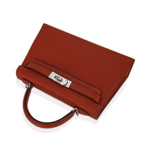 Load image into Gallery viewer, Mini Kelly 20 Bag Sellier Cuivre Chevre Leather with Palladium Hardware