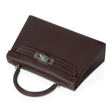 Load image into Gallery viewer, Kelly 20 Bi-Color Mini Sellier Bag Havane / Etrusque Chevre Palladium