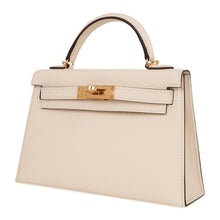 Load image into Gallery viewer, Mini Kelly 20 Bag Sellier Nata Epsom with Gold Hardware