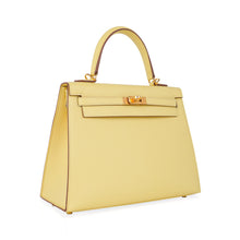 Load image into Gallery viewer, Kelly 25 Bag Jaune Poussin Epsom Gold Hardware
