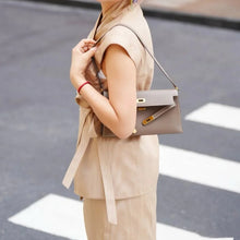 Load image into Gallery viewer, Grey To Go Wallet Gold Hardware Bag